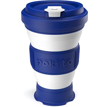 

Pokito Skládací šálek na kávu 3v1 borůvkový