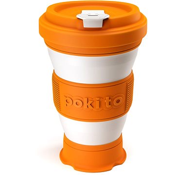 

Pokito Skládací šálek na kávu 3v1 dýňový