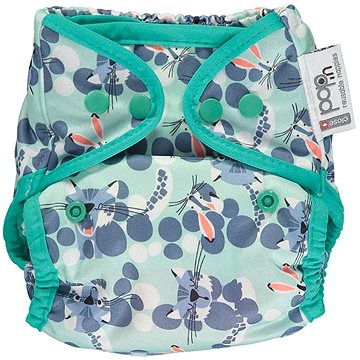 

Pop-in Svrchní kalhotky AIO Snow Leopard - patentky