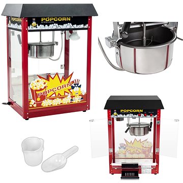 

Royal Catering barový popcornovač s černým baldachýnem