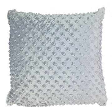 

4sleep Povlak na polštář 40 × 40 na zip Minky světle šedý