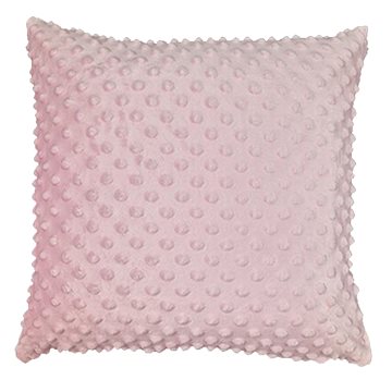 

4sleep Povlak na polštář 40 × 40 na zip Minky růžový