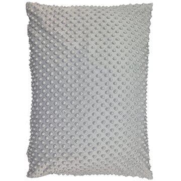 

4sleep Povlak na polštář 40 × 60 na zip Minky světle šedý