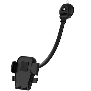 

FIXED Iconiq Flex XL s flexibilní ohebnou nohou na sklo nebo palubní desku černý