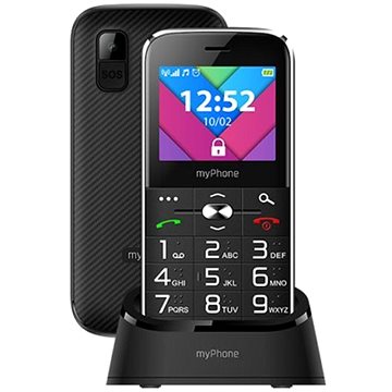 

MyPhone Halo C Senior černý
