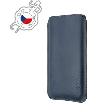 

FIXED Slim Torcello vyrobené z pravé kůže pro Apple iPhone 12/12 Pro/13/13 Pro modré