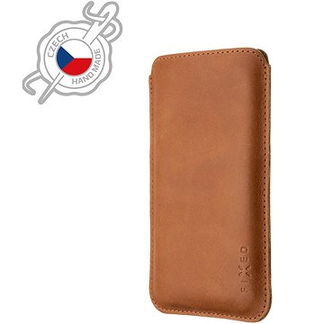 

FIXED Slim Torcello vyrobené z pravé kůže pro Apple iPhone 12 Pro Max/13 Pro Max hnědé