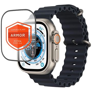 

FIXED Armor s aplikátorem pro Apple Watch Ultra 49mm černé