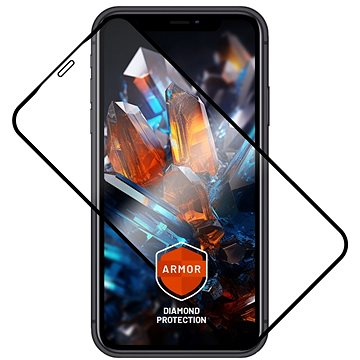 FIXED Armor s aplikátorem pro Apple iPhone XR/11 černé