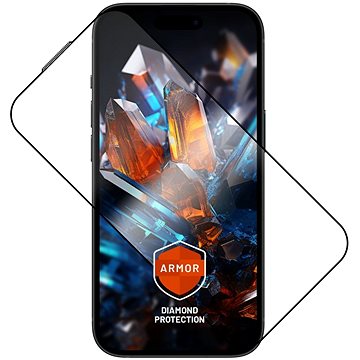 

FIXED Armor s aplikátorem pro Apple iPhone 15 Pro černé