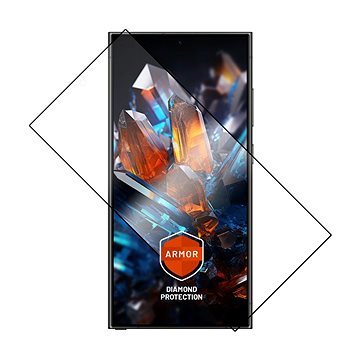 

FIXED Armor s aplikátorem pro Samsung Galaxy S24 Ultra s podporou čtečky v displeji černé