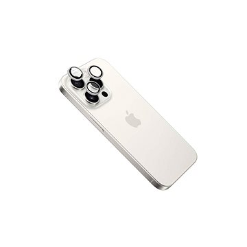 

FIXED Camera Glass pro Apple iPhone 16 Pro/16 Pro Max bílý titan