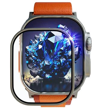 

FIXED Armor Sapphire s ocelovým rámečkem pro Apple Watch Ultra 49 mm