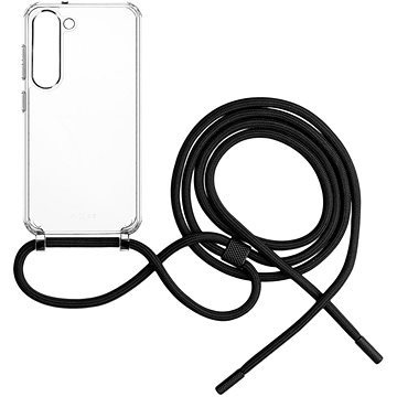 

FIXED Pure Neck AntiUV s černou šňůrkou na krk pro Samsung Galaxy S23