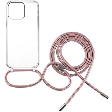 

FIXED Pure Neck AntiUV s růžovou šňůrkou na krk pro Apple iPhone 15 Pro Max