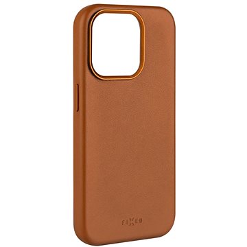 

FIXED MagLeather s podporou MagSafe pro Apple iPhone 14 Pro hnědý