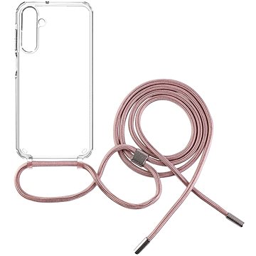 

FIXED Pure Neck s růžovou šňůrkou na krk pro Samsung Galaxy A25 5G