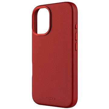 

FIXED MagLeather s podporou MagSafe pro Apple iPhone 16 červený