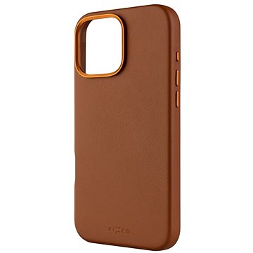 

FIXED MagLeather s podporou MagSafe pro Apple iPhone 16 Pro Max hnědý
