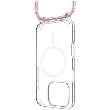 

FIXED MagPure Neck s růžovou šňůrkou na krk pro Apple iPhone 16 Pro