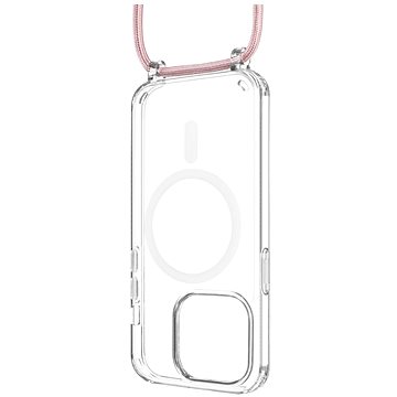 

FIXED MagPure Neck s růžovou šňůrkou na krk pro Apple iPhone 16 Pro Max