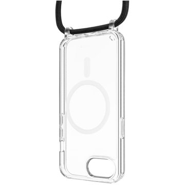 

FIXED MagPure Neck s černou šňůrkou na krk pro Apple iPhone 16e 5G