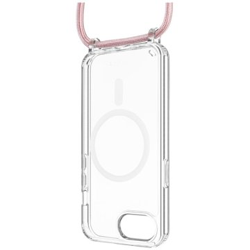 

FIXED MagPure Neck s růžovou šňůrkou na krk pro Apple iPhone 16e 5G