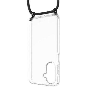 

FIXED Pure Neck AntiUV s odnímatelnou černou šňůrkou na krk pro Samsung Galaxy A26 5G