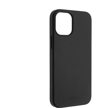 FIXED Flow Liquid Silicon case pro Apple iPhone 12 mini černý - Kryt na mobil