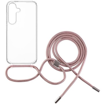 

FIXED Pure Neck s růžovou šňůrkou na krk pro Samsung Galaxy S25+