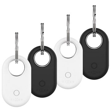 

FIXED Silky pro Samsung SmartTag2 4ks 2x černé + 2x bílé