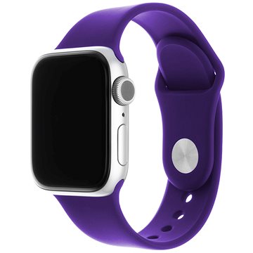 

FIXED Silicone Strap SET pro Apple Watch 38/40/41 mm tmavě fialový