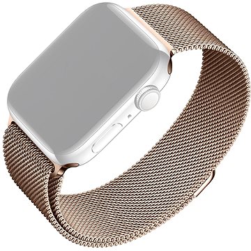 

FIXED Mesh Strap pro Apple Watch 38/40/41mm růžové zlatý