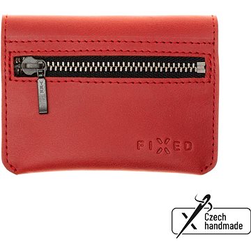 FIXED Tripple Wallet z pravé hovězí kůže červená - Peněženka
