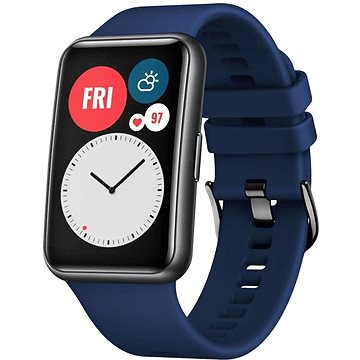 

FIXED Silicone Strap pro Huawei Watch FIT modrý