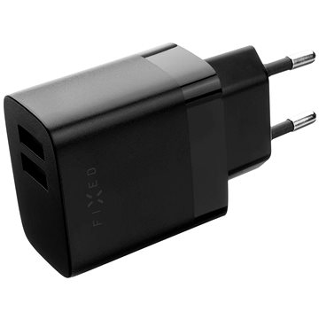 

FIXED Smart Rapid Charge s 2xUSB výstupem a USB/USB-C kabelem 1m 17W černá