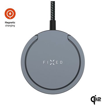 

FIXED MagPad Pro 2 s podporou MagSafe Qi2 a stojánkem 15W šedá