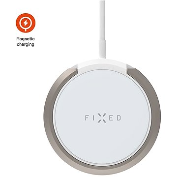

FIXED MagPad 2 s podporou uchycení MagSafe a stojánkem 15W bílá
