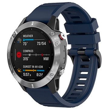 

FIXED Silicone Strap pro Garmin QuickFit 22mm modrý