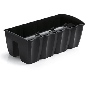 

PROSPERPLAST Truhlík na zábradlí CROWN antracit 58 cm, šedivý