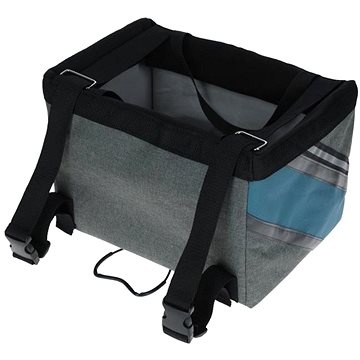 

Kerbl Cestovní taška na kolo pro psa Vacation 38 × 29 × 25 cm, šedá/modrá