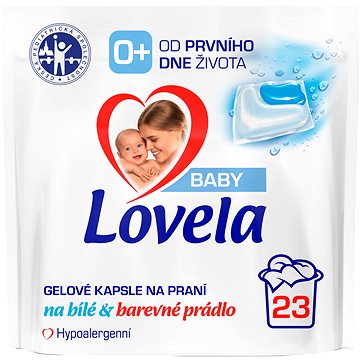 LOVELA Baby gelové kapsle na praní 23 ks - Kapsle na praní