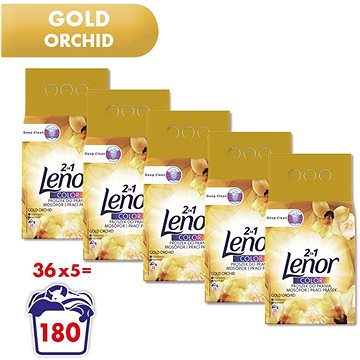 LENOR Gold Color 5× 2,34 kg (180 praní) - Prací prášek