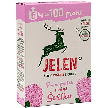 

JELEN prací prášek s vůní šeříku 5 kg (100 praní)