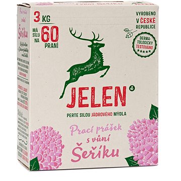 

JELEN prací prášek s vůní šeříku 3 kg (60 praní)