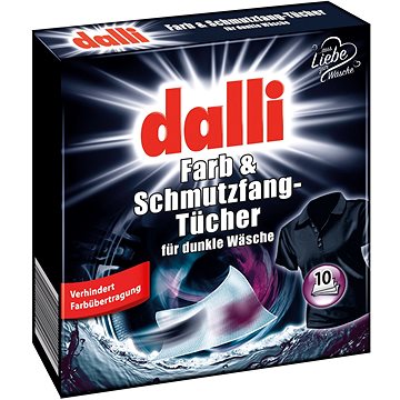 

DALLI Ubrousky proti zbarvení a vyblednutí tmavého prádla 10 ks