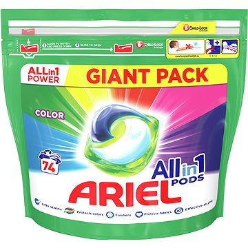 ARIEL Color (74 Praní) - Kapsle na praní