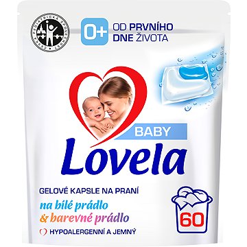

LOVELA Baby gelové kapsle na praní 60 ks