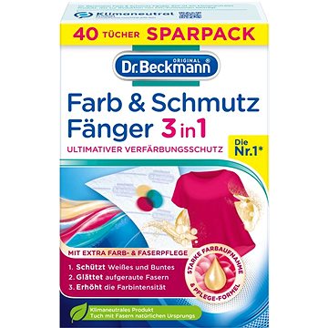 

DR. BECKMANN ubrousky proti zabarvení 40 ks