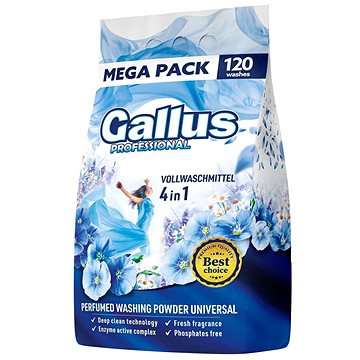 

GALLUS Professional 4v1 Universal 6,6 kg (120 praní)